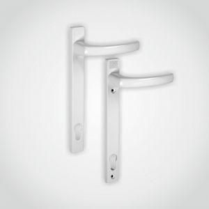 Handle for balcony doors with cylinder for classic and rondo sashes
